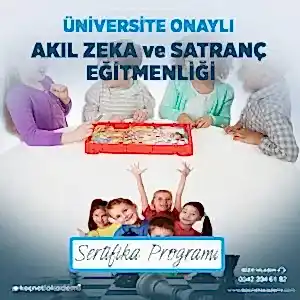 Üniversite Onaylı Akıl Zeka Oyunları Eğitimi ve Satranç Eğitimi