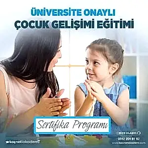 Üniversite Onaylı Çocuk Gelişimi ve Eğitimi