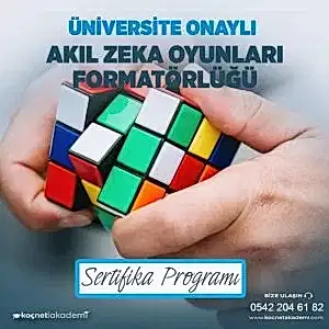 Üniversite Onaylı Akıl Zeka Oyunları Formatörlük