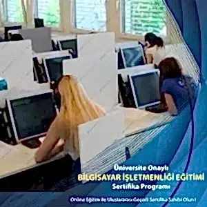 üniversite onaylı Bilgisayar İşletmenliği Kursu eğitimi ertifikasi