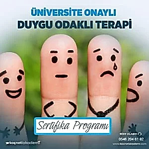 üniversite onaylı Duygu Odaklı Terapi Sertifika programı