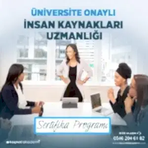 üniversite onaylı insan Kaynakları uzmanlığı Sertifika programı