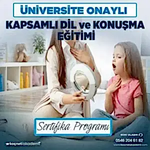 Üniversite Onaylı Dil ve Konuşma Bozuklukları Kapsamlı Eğitimi