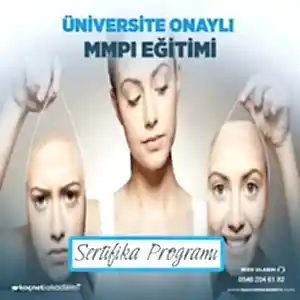 üniversite onaylı MMPI Minnesota Çok Yönlü Kişilik Envanteri Sertifikası
