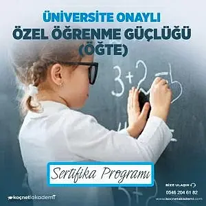 Üniversite Onaylı Özel Öğrenme Güçlüğü ( ÖGTE ) Sertifikası