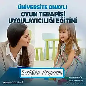 Üniversite Onaylı Oyun Terapisi Uygulayıcı Eğitimi Sertifikası