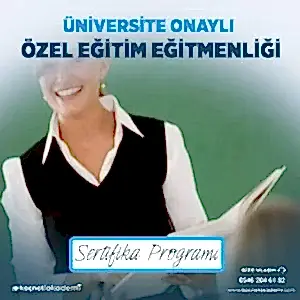 üniversite onaylı Özel Eğitim eğitmenliği Sertifika programı