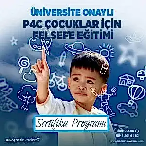 Üniversite Onaylı Eğitimi Çocuklar İçin Felsefe Eğitmenliği