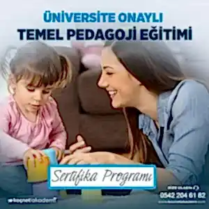 Üniversite Onaylı Temel Pedagoji Eğitim