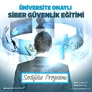 üniversite onaylı Siber Güvenliği Eğitimi Sertifikası