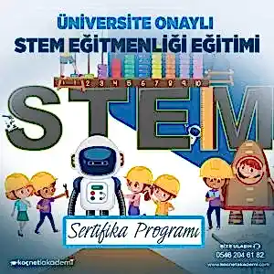 üniversite onaylı Stem Eğitmenliği eğitimi Sertifika programı