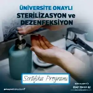 üniversite onaylı Sterilizasyon ve Dezenfeksiyon Sertifika programı