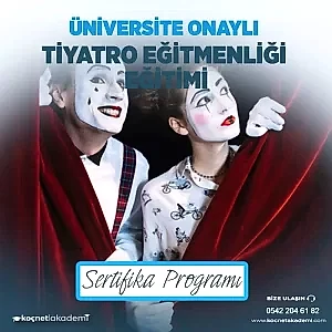 Tiyatro Eğitmenlik Eğitimi Sertifikası 200 Saat